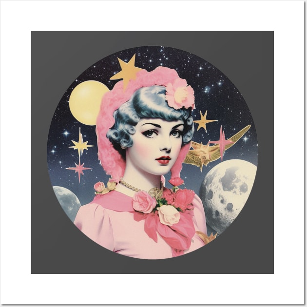 Vintage S. Moon inspired Collage Wall Art by Daisy Glam